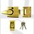 ERA 1730-31 60mm Backset BBS8621:2007 High Security Keyless Nightlatch Brass Body Brass Cylinder