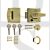ERA 183-31 40mm Backset Double Locking Nightlatch Door Lock Brass Body Brass Cylinder