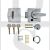 ERA 183-37-1 40mm Backset Double Locking Nightlatch Door Lock Polished Chrome Body Chrome Cylinder