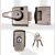 ERA 1830-35-1 40mm Backset BS3621:2007 High Security Nightlatch Satin Nickel Body Satin Cylinder
