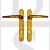ERA 3230G Vectis Classic Lever Lever UPVC Multipoint Door Handles - 95mm PZ Sprung 122mm Screw Centres Brass