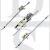 ERA 52350019AA 2 Small Hooks & 2 Rollers Multipoint Lock Mechanism 35mm Backset - Option 1