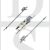 ERA 53350019AA Latch Deadbolt 2 Small Hooks Split Spindle Multipoint Door Lock - Option 1