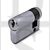 ERA EES3510S 35x10mm 45mm Euro Single Half Cylinder Satin