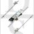 ERA V534581L Vectis Mortice Key Latch Deadbolt 2 Hooks Split Spindle 45mm Backset Multipoint Door Lock Mechanism Round Ends