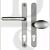 Fab & Fix DLMHANLPSC Balmoral Range UPVC Lever/Moveable Pad 92/62mm Handles Satin Chrome