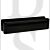 Fab n Fix FFLP1220BL Nu-Mail UPVC Telescopic Letterplate 20-40mm Black