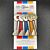 Fire Brigade Products FB14-K4 Fire Brigade Genuine Large Yellow Padlock Key Pack of 4
