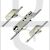 GU 63220204 Europa Latch Deadbolt 2 Hooks Lift Lever 20mm Flat Faceplate 45mm Backset Multipoint Door Mechanism