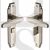 Heritage Brass AST5930 Door Handle for Bathroom Astoria Design Satin Nickel