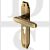 Heritage Brass AST5948 Door Handle Euro Profile Astoria Design Antique Brass