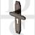 Heritage Brass AST5948 Door Handle Euro Profile Astoria Design Matt Bronze