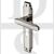 Heritage Brass AST5948 Door Handle Euro Profile Astoria Design Polished Nickel