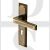 Heritage Brass ATL5700-AT  Door Handle Lever Lock Atlantis Design Antique Brass