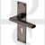 Heritage Brass TR1300-MB Door Handle Lever Lock Trident Design Matt Bronze