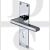 Heritage Brass TR1300-PC Door Handle Lever Lock Trident Design Polished Chrome