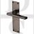 Heritage Brass TR1310-MB Door Handle Lever Latch Trident Design Matt Bronze