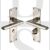 Heritage Brass TR1330-SN Door Handle Bathroom Set Trident Design Satin Nickel Finish