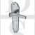 Heritage Brass WAL6500-SC Door Handle Lever Lock Waldorf Design Satin Chrome