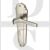 Heritage Brass WAL6500-SN Door Handle Lever Lock Waldorf Design Satin Nickel