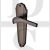 Heritage Brass WAL6510-MB Door Handle Lever Latch Waldorf Design Matt Bronze
