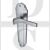 Heritage Brass WAL6510-SC Door Handle Lever Latch Waldorf Design Satin Chrome