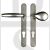 Hoppe HOP92LPS Hoppe Atlanta Range UPVC 92mm PZ Lever Moveable Pad Door Handles Silver