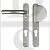 Hoppe HOPLPS Atlanta Range UPVC 92mm PZ Sprung Lever Fixed Pad Door Handles Satin