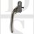 Hoppe TOKLH40S Tokyo Range UPVC Offset Locking Espag Window Handle Left Hand Silver
