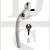 Hoppe TOKLH40W Tokyo Range UPVC Offset Locking Espag Window Handle Left Hand White