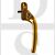 Hoppe TOKRH40B Tokyo Range UPVC Offset Locking Espag Window Handle Right Hand Brass