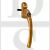 Hoppe TOKIE40B Tokyo Range UPVC Inline Locking Espag Window Handle Brass