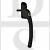Hoppe TOKIE40BL Tokyo Range UPVC Inline Locking Espag Window Handle Black