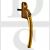 Hoppe TOKIE40G Tokyo Range UPVC Inline Locking Espag Window Handle Gold