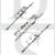 Mila Hardware MM2H2AL4R35 Milamaster 2 Hook, 2 Anti Lift bolts 4 Rollers 35mm Backset Multipoint Lock Mechanism
