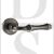 Old English OE127MBN Durham Lever Door Handle On Round Rose Matt Gun Metal