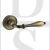 Old English OE142MAB Wrexham Lever Door Handle On Round Rose Matt Antique Brass