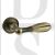 Old English OE175MAB Cambridge Lever Door Handle On Round Rose Matt Antique Brass