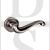 Old English OE177MBN Colchester Lever Door Handle On Round Rose Matt Gun Metal