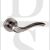 Old English OE178MBN Warwick Lever Door Handle On Round Rose Matt Gun Metal