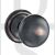 Old English OE58MMKAC Harrogate Solid Brass Mushroom Mortise Knob On Concealed Fix Rose Antique Copper