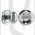 Old English OEOWCSC WC Bathroom 5mm Spindle Oval Thumbturn & Release Set Satin Chrome