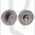 Old English OEWCDS WC Bathroom 5mm Spindle Thumbturn & Release Set Distressed Silver