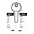 UN10L Cylinder Key Blank (10)