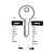 UN26 Cylinder Key Blanks (10)