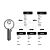 UN67L Cylinder Key Blanks (10)