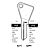 VA39 Cylinder Key Blanks (10)