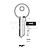 Vachette Copy VA42 Cylinder Key Blanks