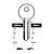 VRO15 Cylinder Key Blanks (10)