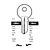 VRO4L Cylinder Key Blanks (10)